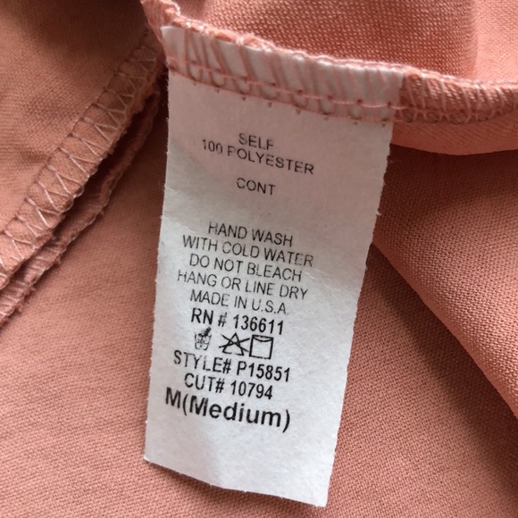 NWOT Pink Lily dress with Pockets, size Medium - Picture 6 of 6